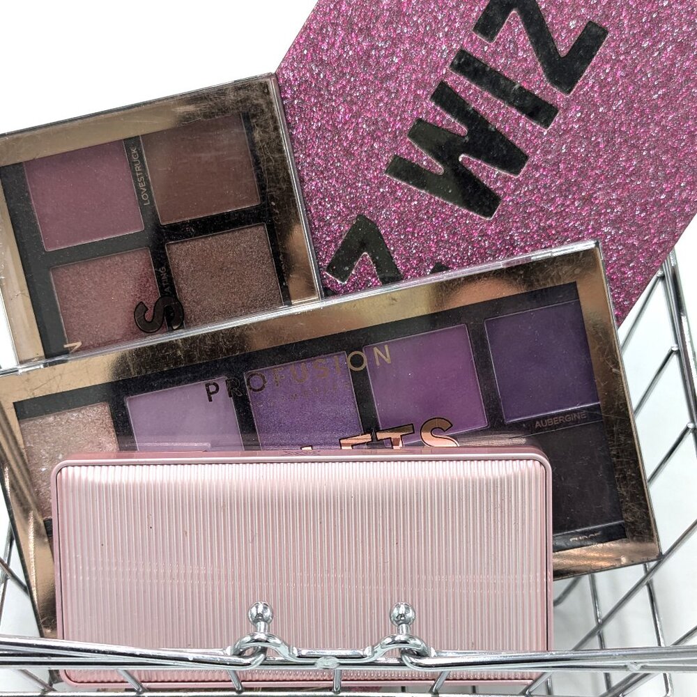 Makeup Haul B - ProFusion Violets + Rubies, SheGlam GlitzWiz Ecstacy + XX Elemen